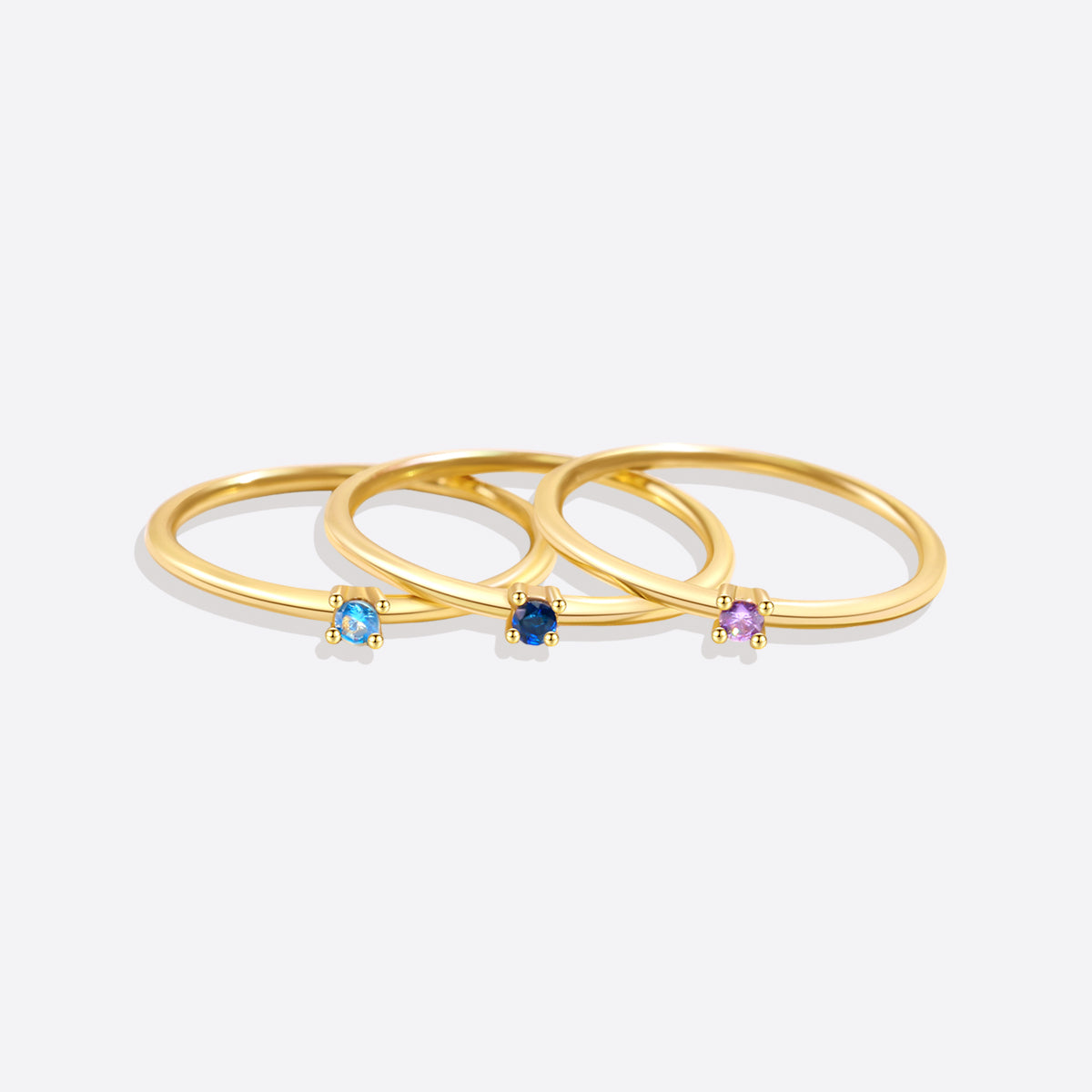 Anello impilabile portafortuna super delicato
