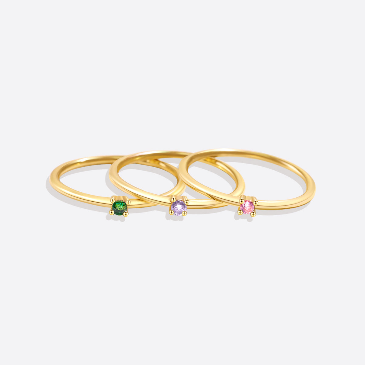 Anello impilabile portafortuna super delicato