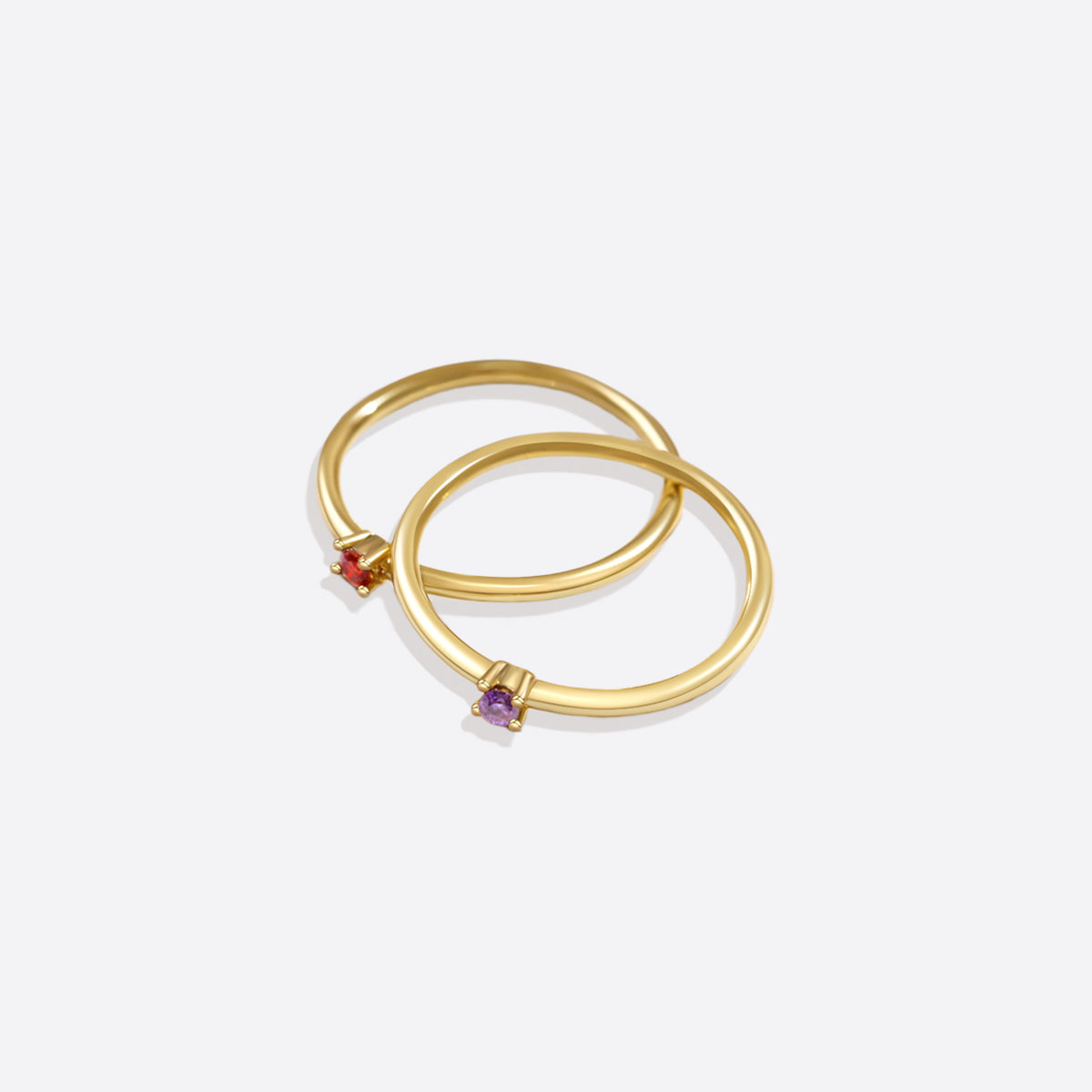 Anello impilabile portafortuna super delicato