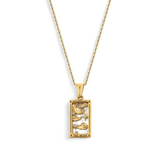 The Moon Tarot Necklace — Vanny Jewels