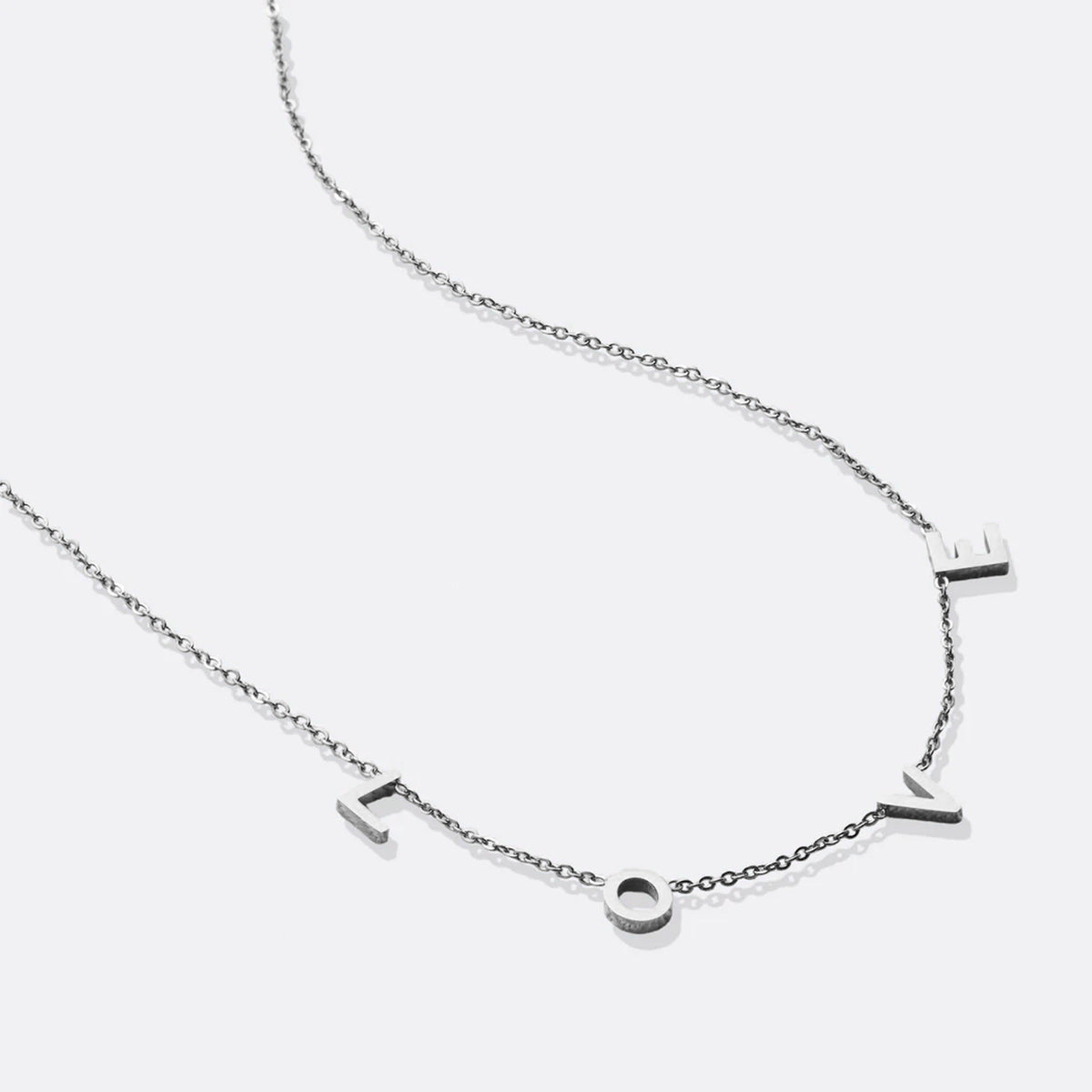 The LOVE Letter Necklace in 925 sterling silver