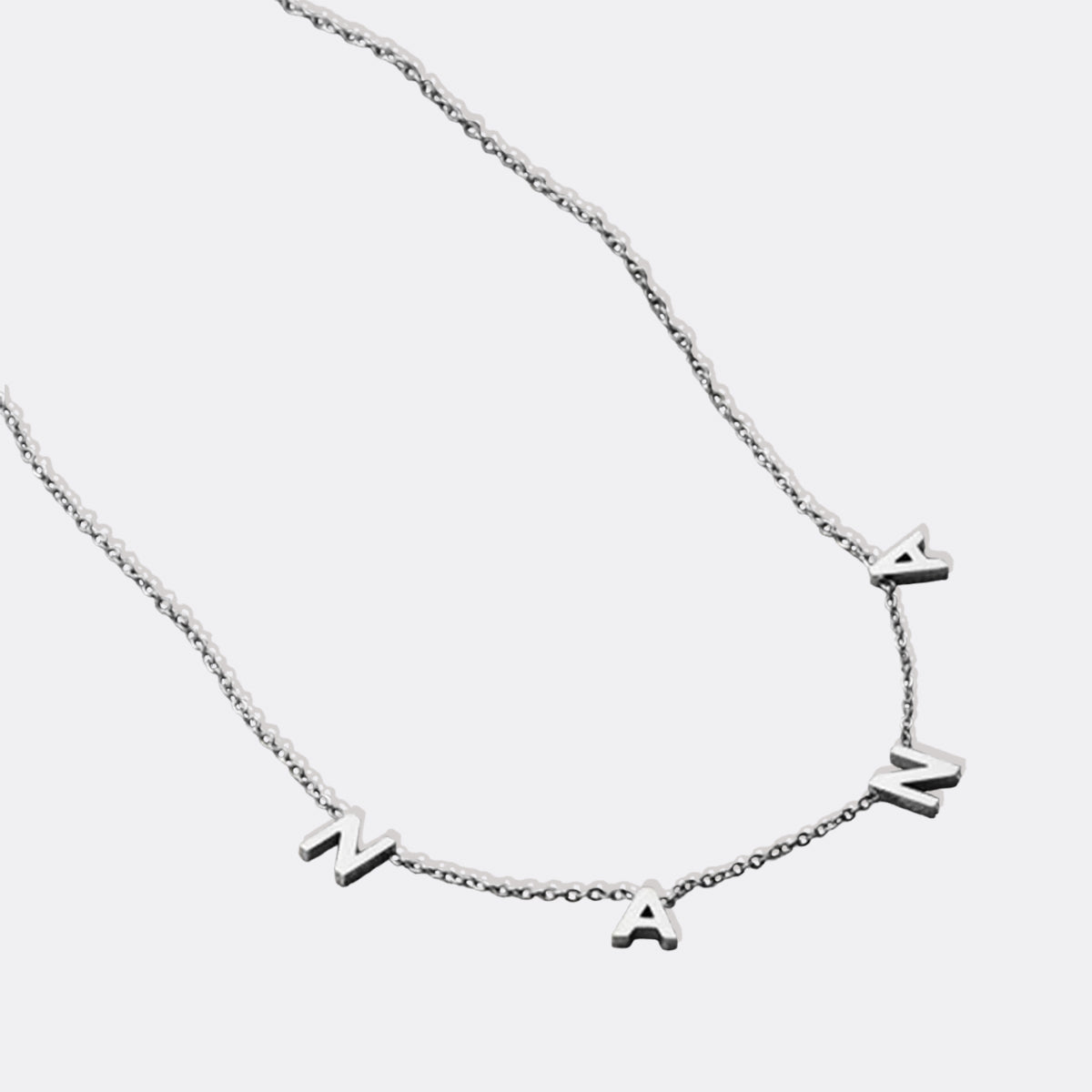 The NANA Letter Necklace in 925 sterling silver
