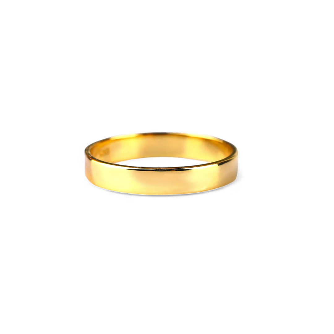 The Timeless Band Ring in 18k Gold — Vanny Jewels