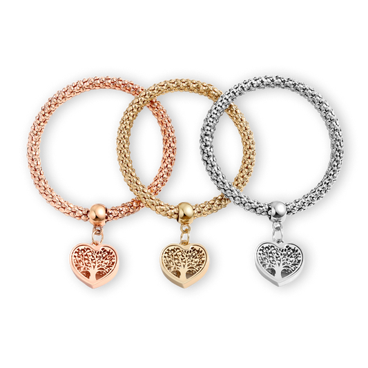 Tree of Life - Limited Edition Heart Charm Bracelet — Vanny Jewels