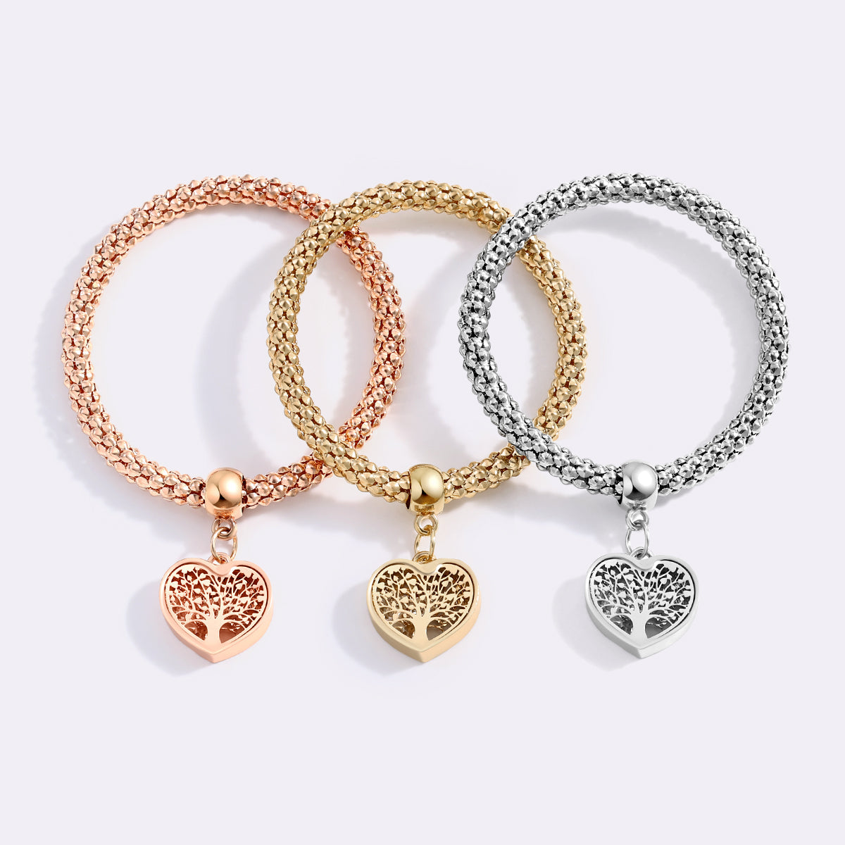 Albero della Vita - Bracciale con ciondolo a cuore in edizione limitata