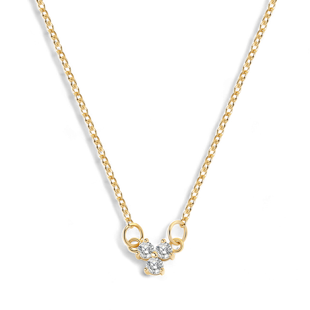 Trinity Diamond Pendant Necklace — Vanny Jewels