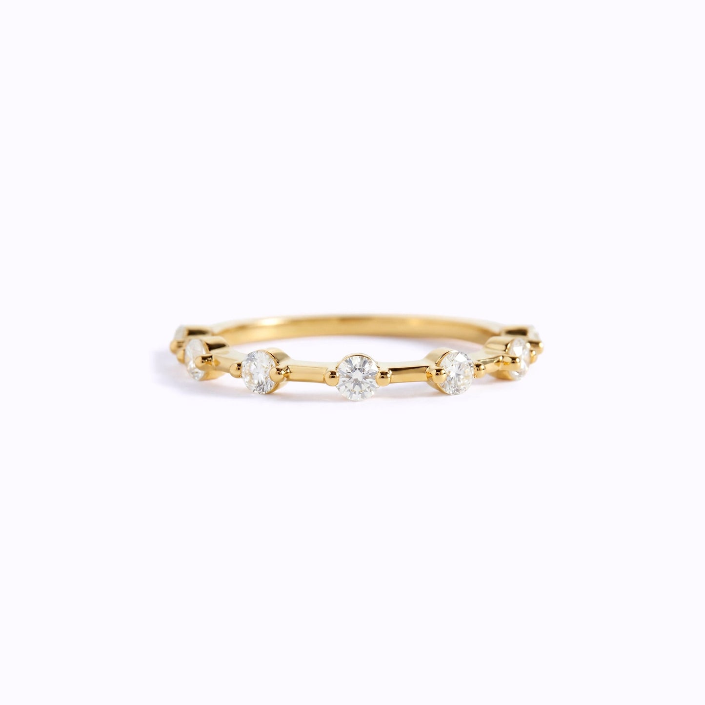 Ultra Thin Floating Eternity Ring, flat lay detail