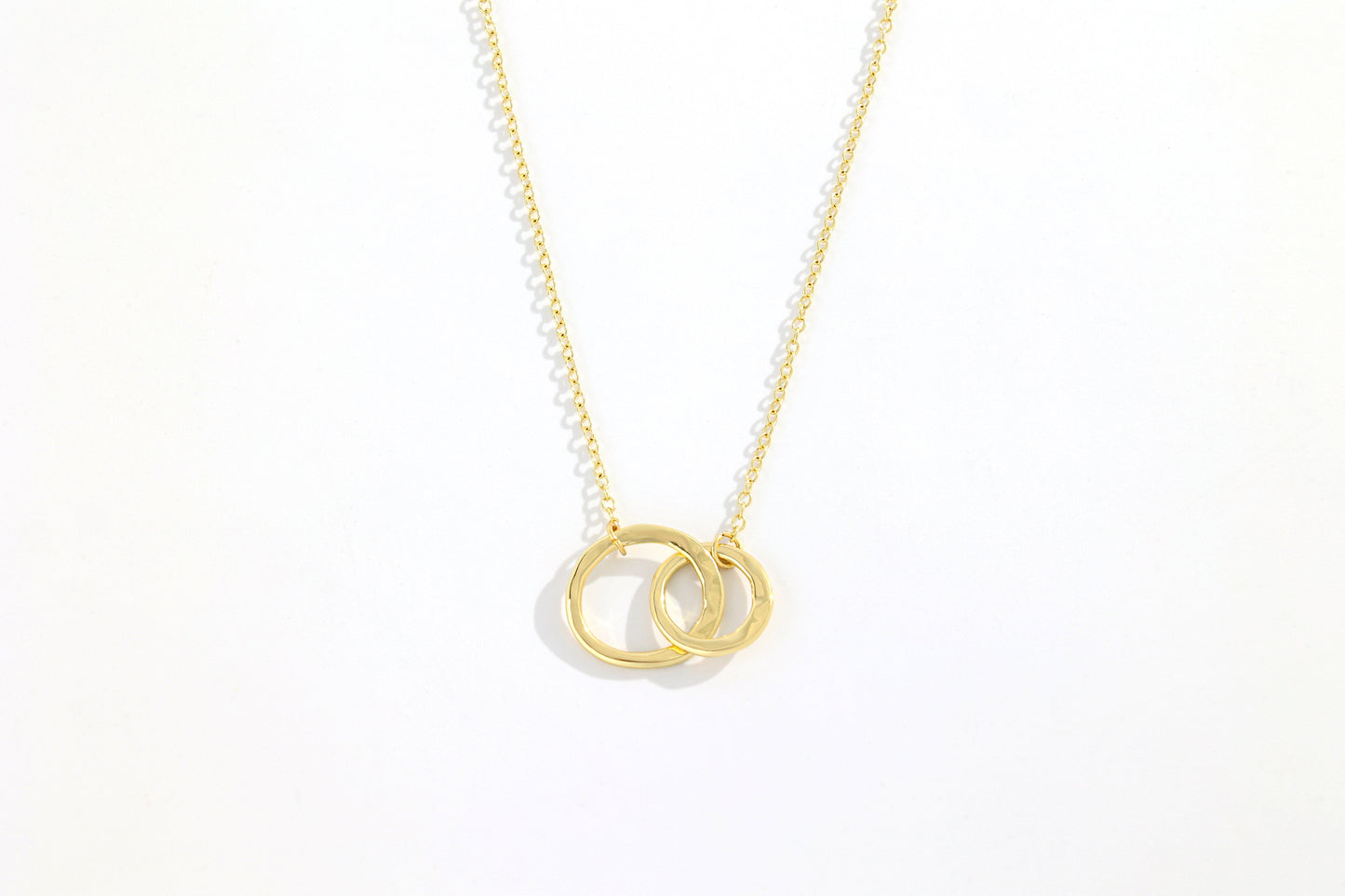 Unity Links Necklace in gold tone