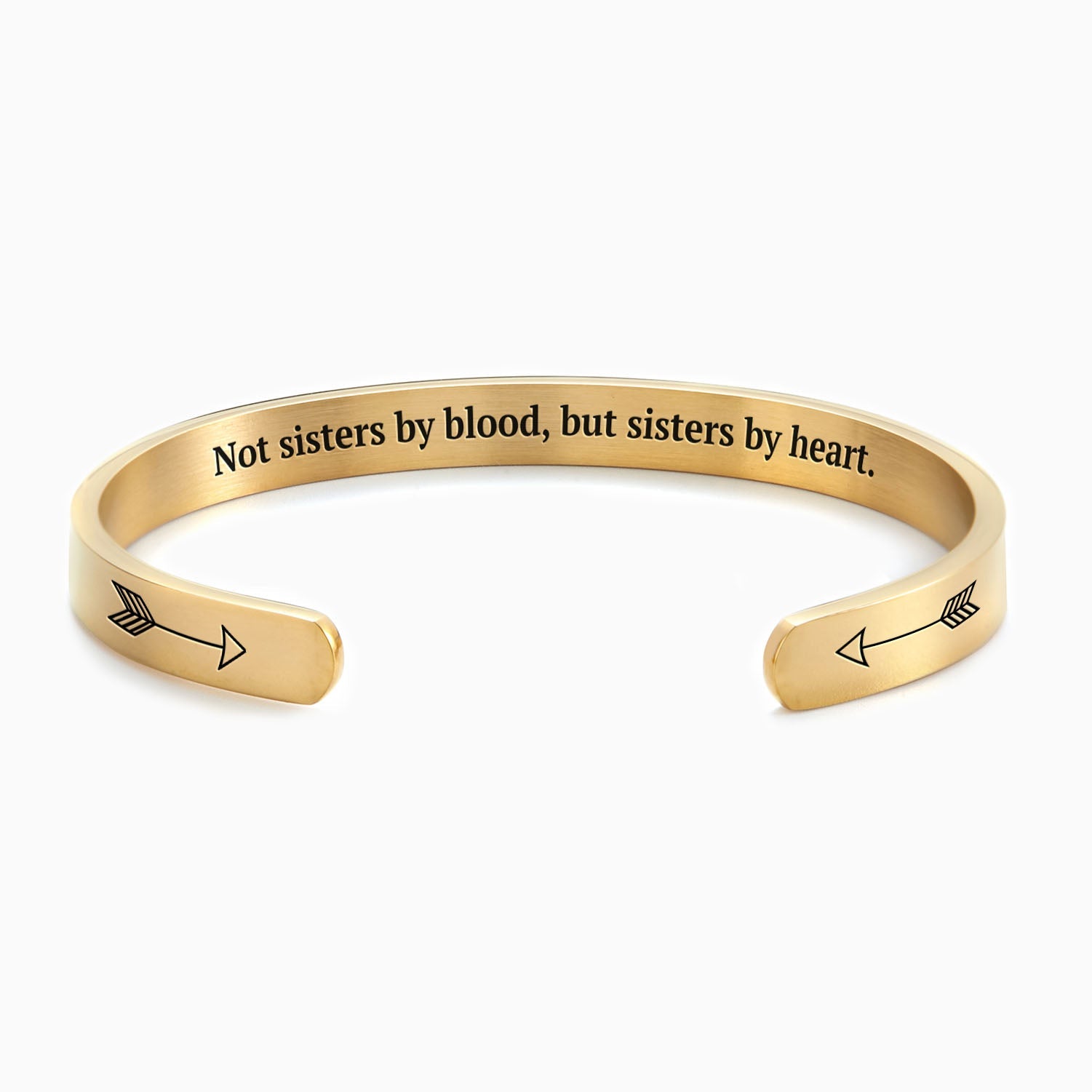 Bracciale a Polsino Non Sorelle di Sangue Ma Sorelle di Cuore