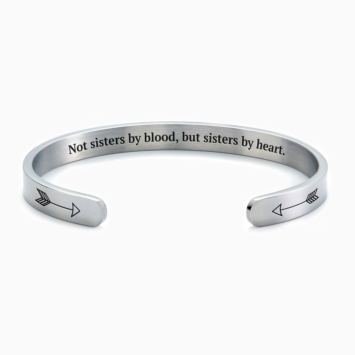 Bracciale a Polsino Non Sorelle di Sangue Ma Sorelle di Cuore