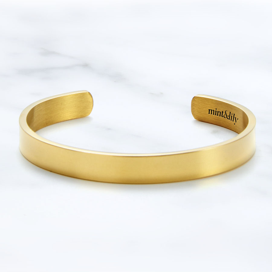 Sei mutig. Sei stark. Sei knallhart. Manschettenarmband