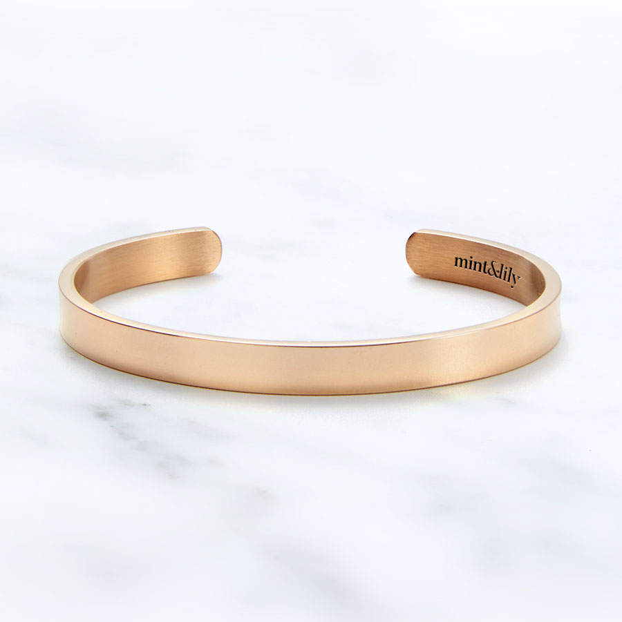 Sei mutig. Sei stark. Sei knallhart. Manschettenarmband
