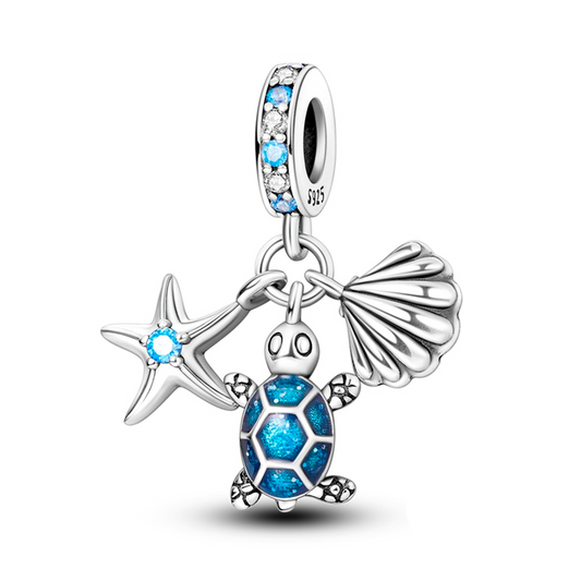 Marine Life Charm in 925 Sterling Silver — Vanny Jewels