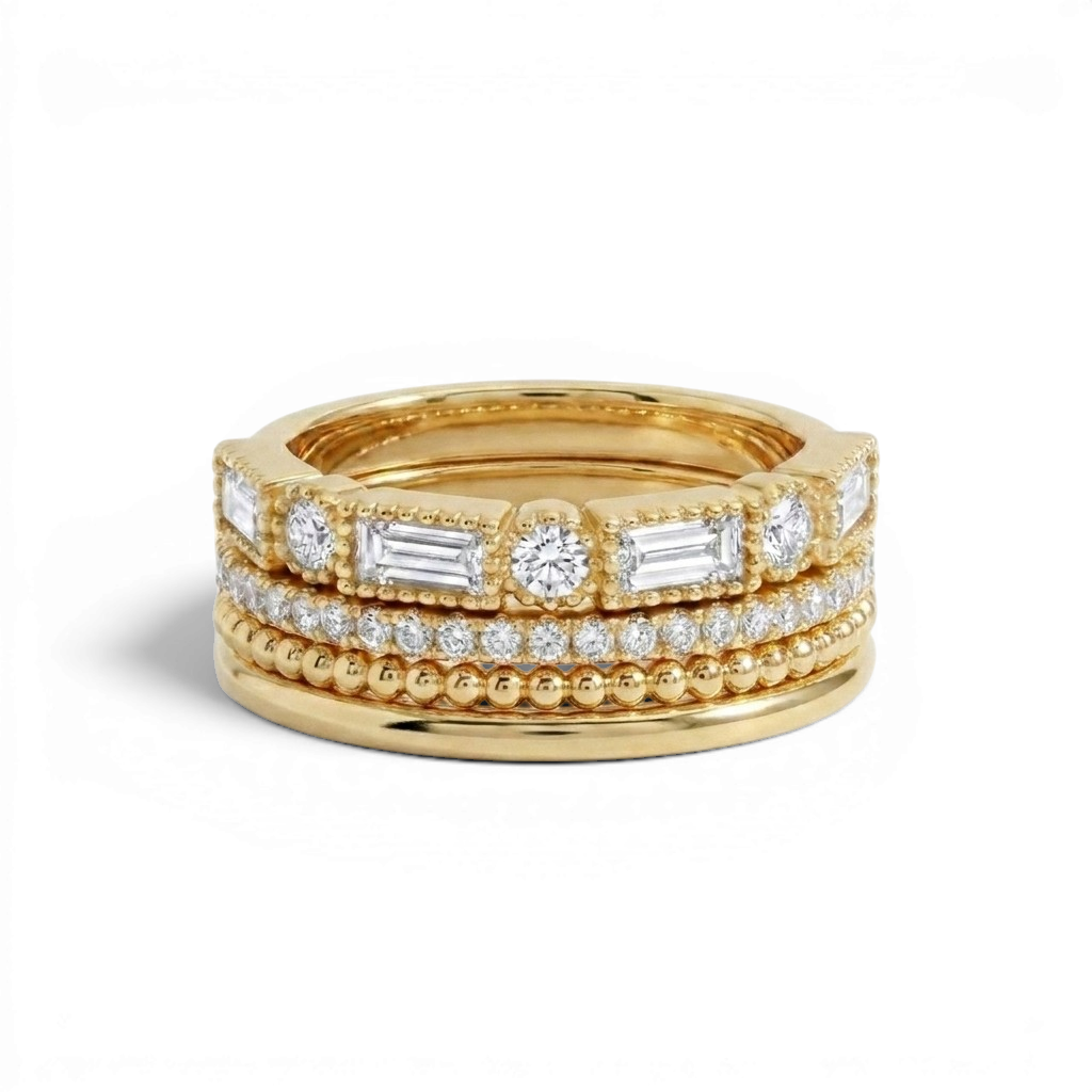 Vintage Maximalist Ring Stack — Vanny Jewels