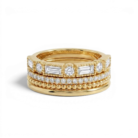 Vintage Maximalist Ring Stack — Vanny Jewels