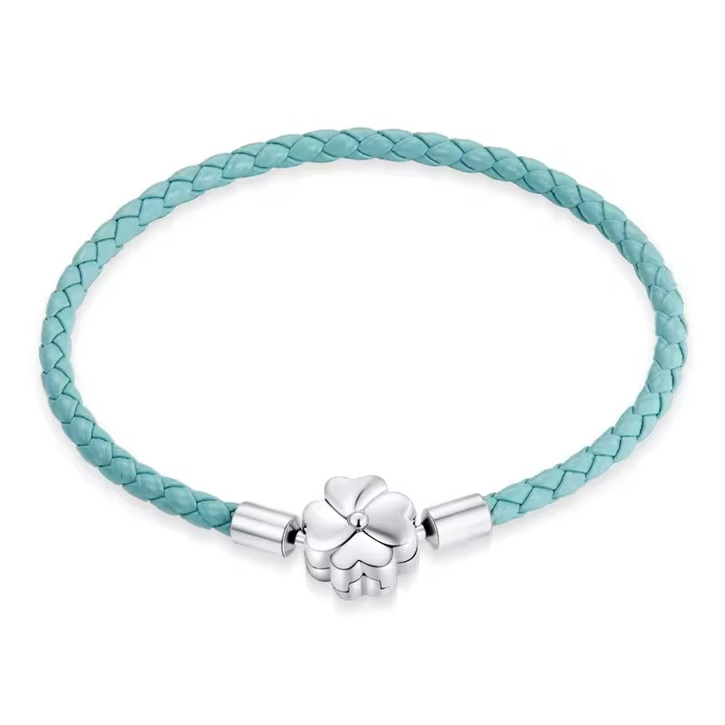 Maresias Clover Blue Bracelet in 925 Sterling Silver — Vanny Jewels