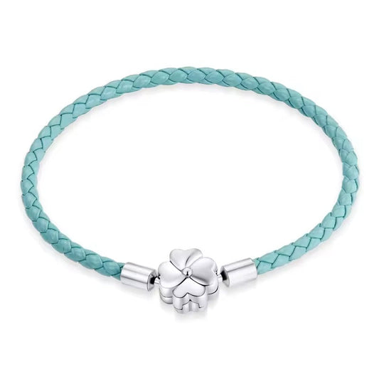 Maresias Clover Blue Bracelet in 925 Sterling Silver — Vanny Jewels