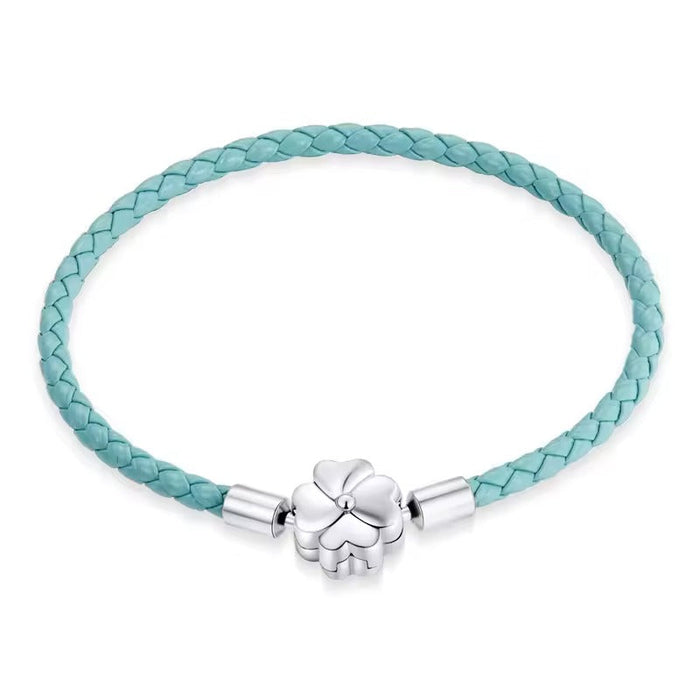 Maresias Clover Blue Bracelet in 925 Sterling Silver — Vanny Jewels