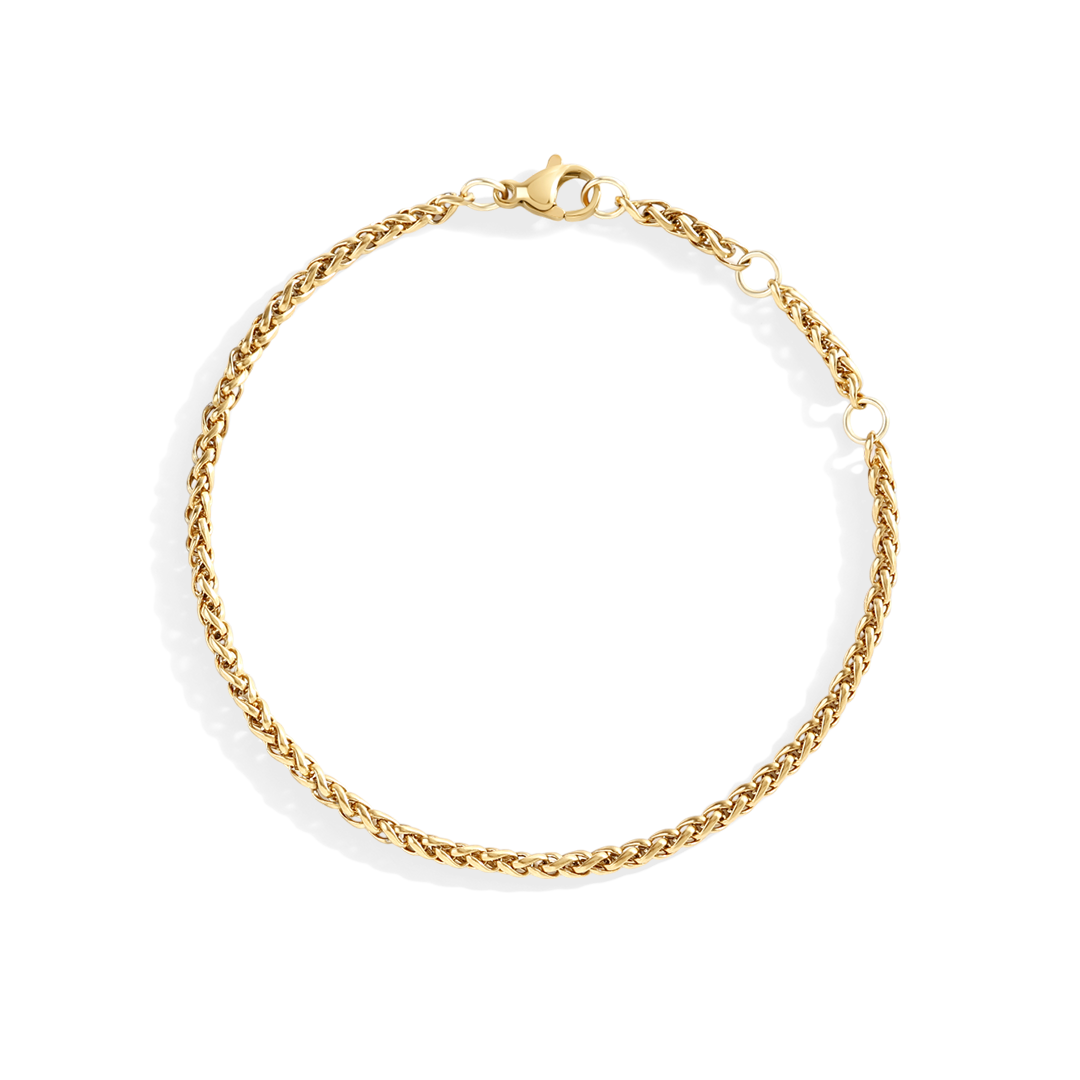 Wheat Chain Bracelet — Vanny Jewels
