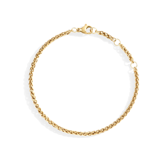 Wheat Chain Bracelet — Vanny Jewels