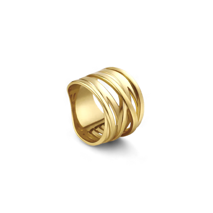 Drahtwickel-Statement-Ring