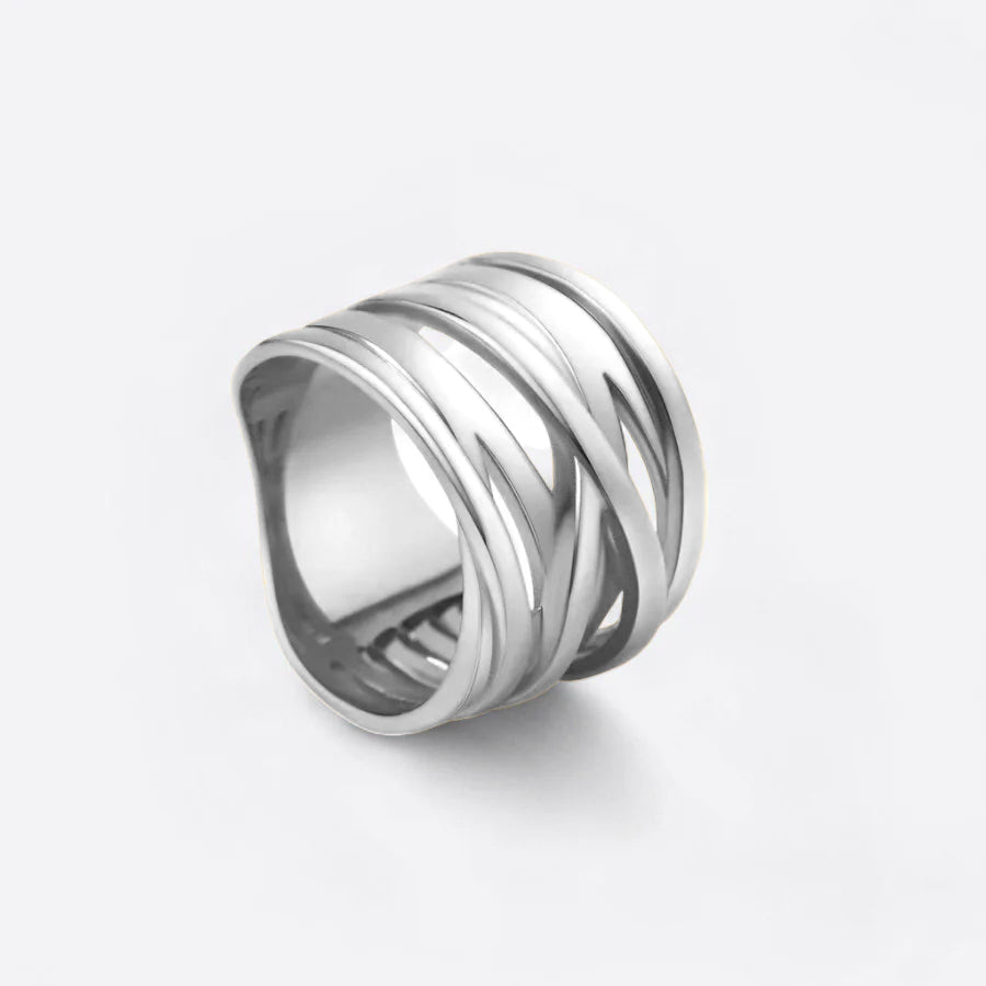 Wire Wrap Statement Ring in 925 sterling silver