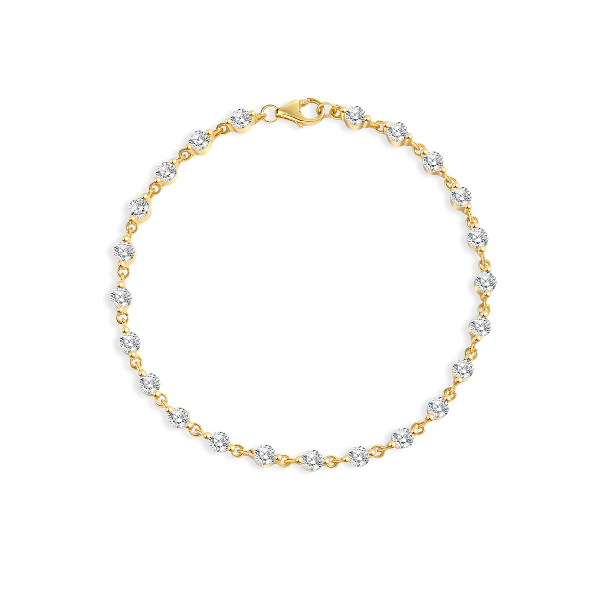 Wrapped in Diamonds Bracelet in 925 Sterling Silver — Vanny Jewels