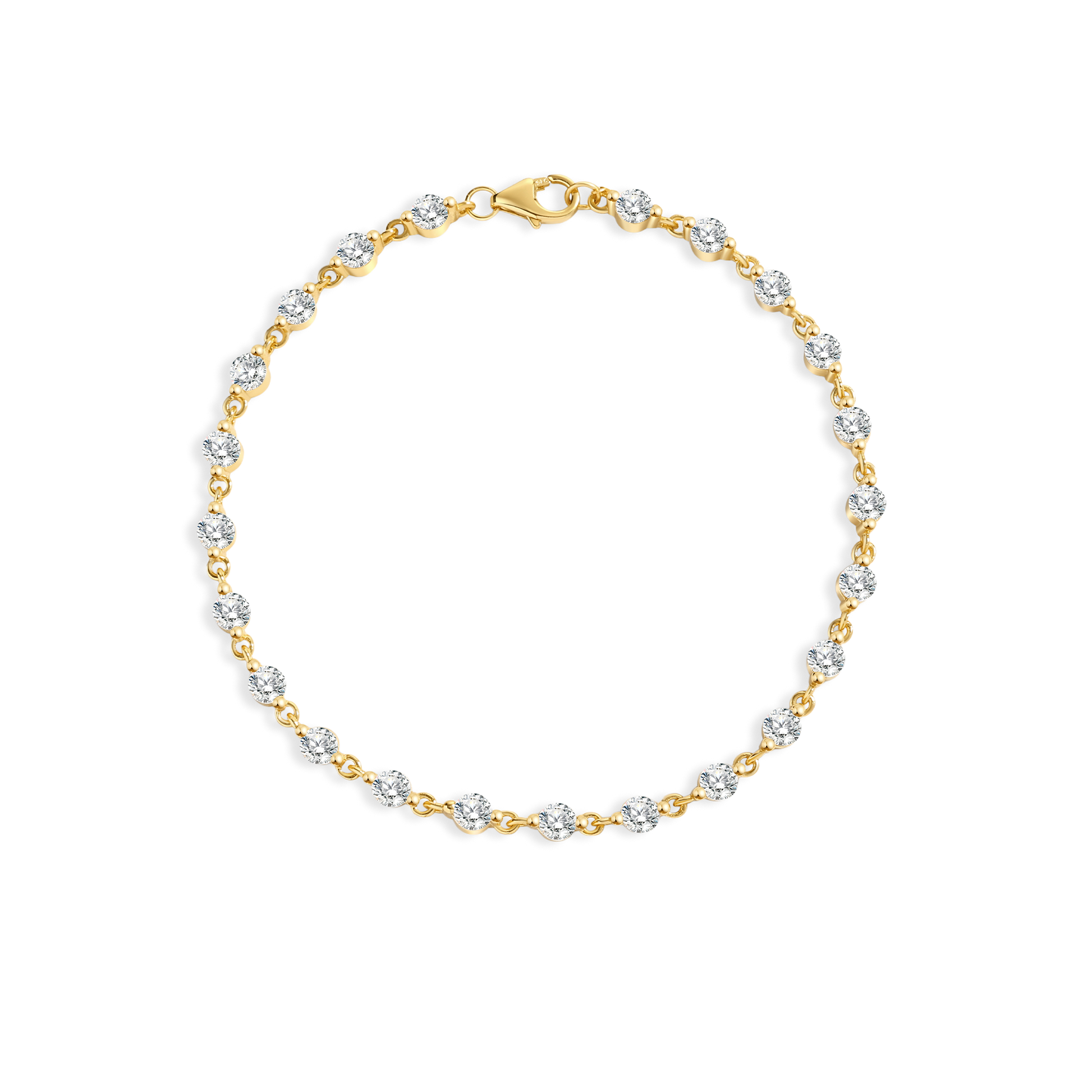 Wrapped in Diamonds Bracelet in 925 Sterling Silver — Vanny Jewels