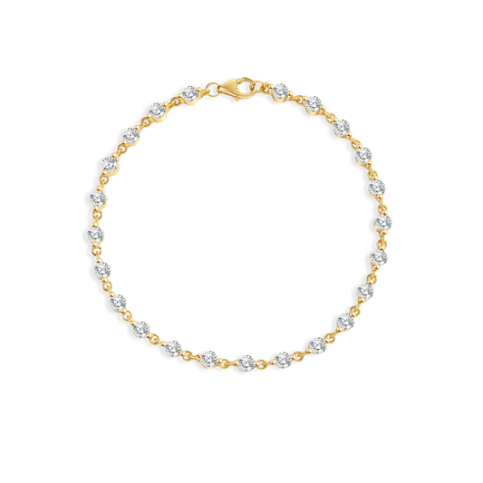 Wrapped in Diamonds Bracelet in 925 Sterling Silver — Vanny Jewels