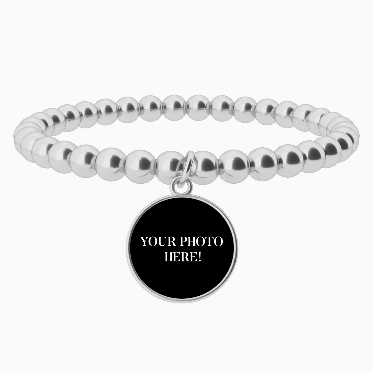 Personalized Photo Diana Charm Bracelet in 925 sterling silver