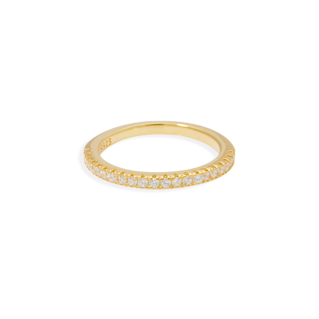 Micro-Pavé Eternity Stacking-Ring