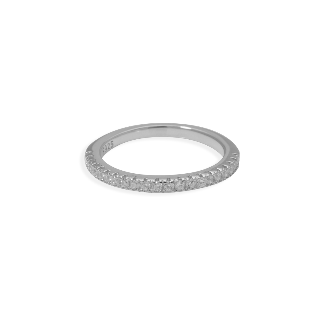 Micro-Pavé Eternity Stacking-Ring