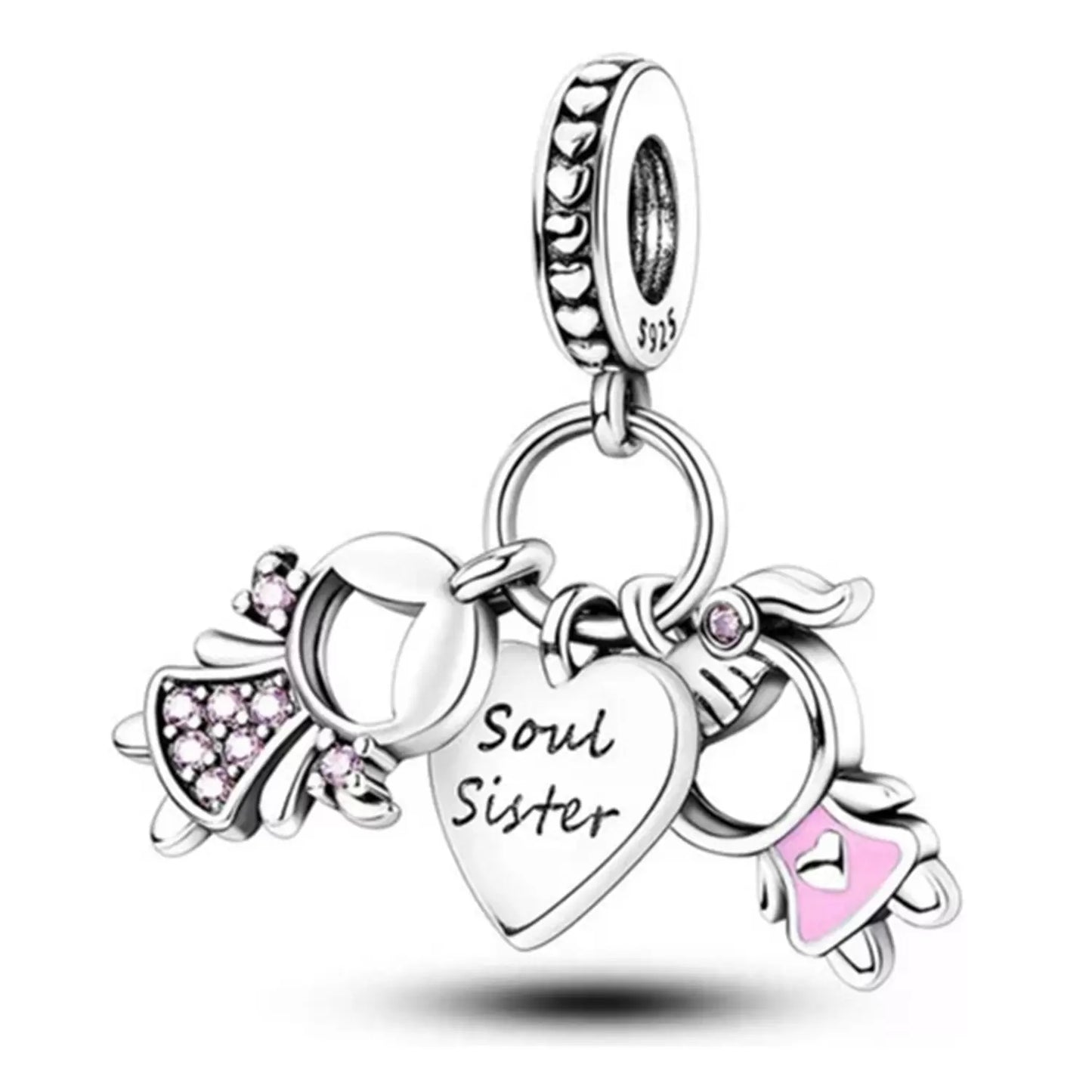 Soul Sister Charm in 925 Sterling Silver — Vanny Jewels