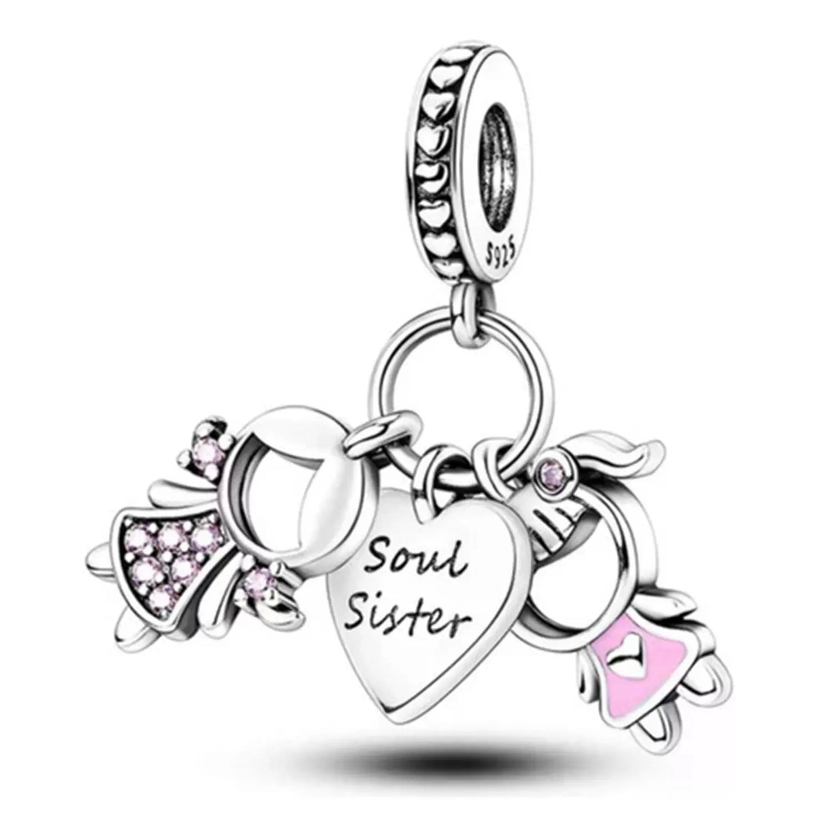 Soul Sister Charm in 925 Sterling Silver — Vanny Jewels