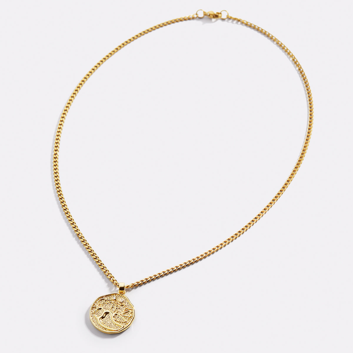 Collana Pendente Moneta Segno Zodiacale
