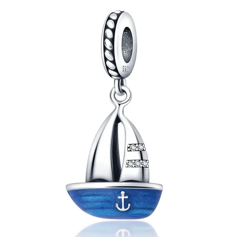 Little Boat Charm in 925 Sterling Silver — Vanny Jewels
