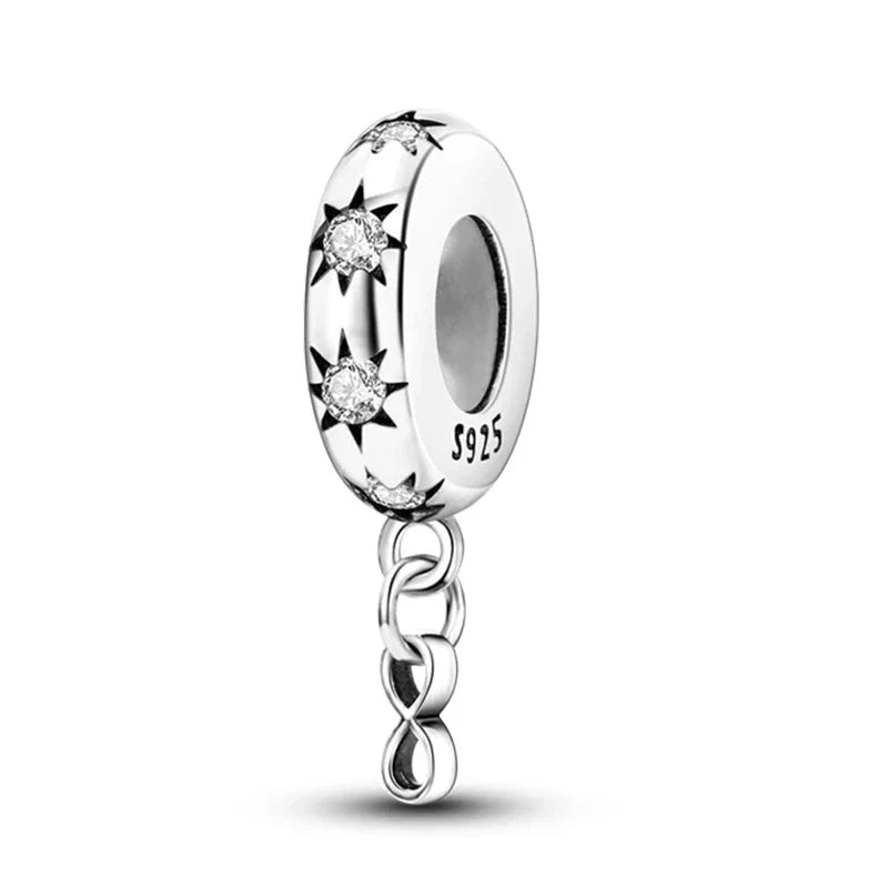 Infinite Star Charm in 925 Sterling Silver — Vanny Jewels