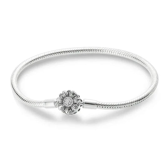 Sunflower Bracelet in 925 Sterling Silver — Vanny Jewels