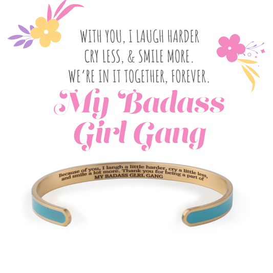 My Badass Girl Gang Multiple Color Bangle bracelet — Vanny Jewels