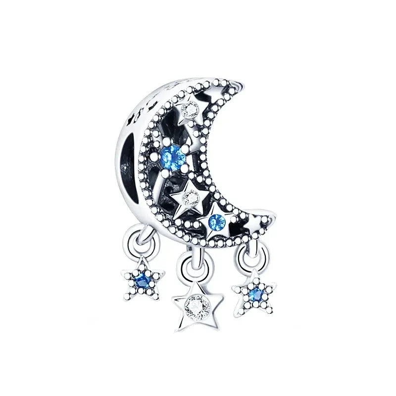 Blue Moon Charm in 925 Sterling Silver — Vanny Jewels
