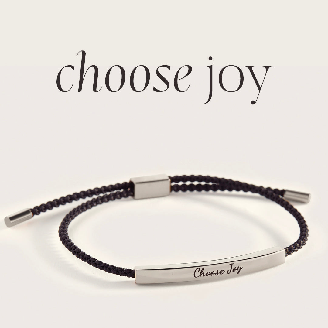 Choose Joy Inspire Bracelet in 925 Sterling Silver — Vanny Jewels