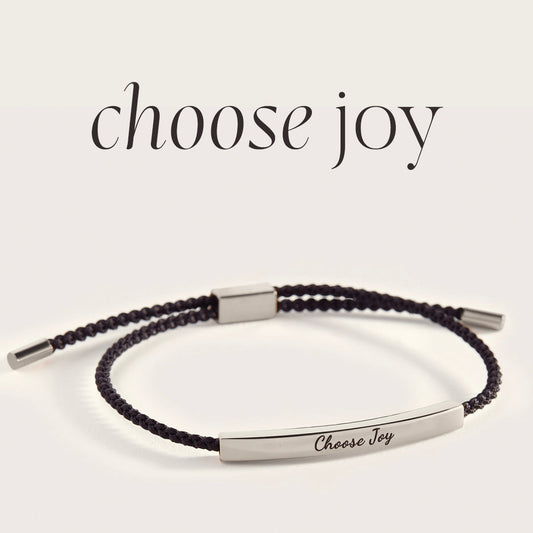Choose Joy Inspire Bracelet in 925 Sterling Silver — Vanny Jewels