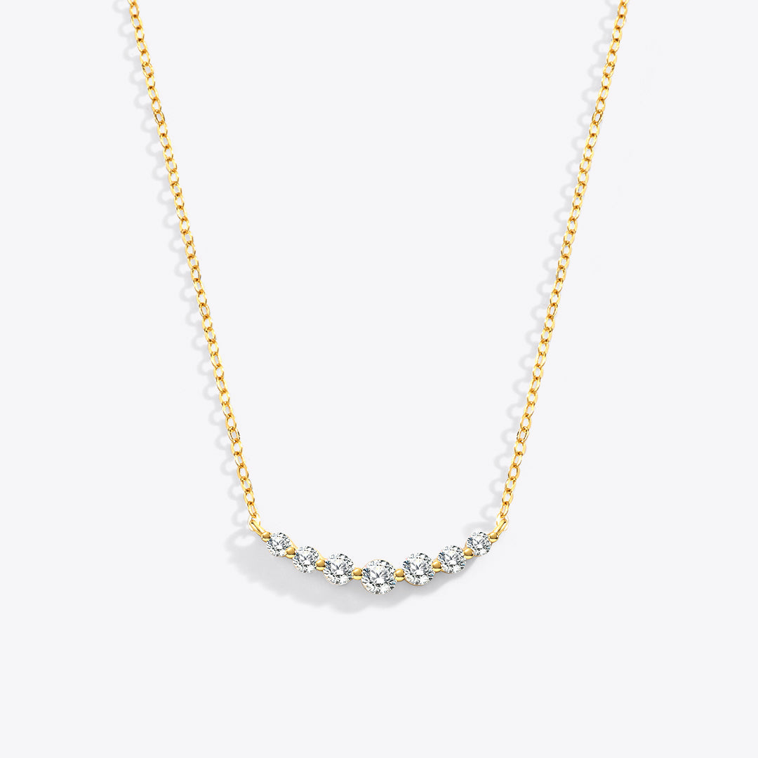 Klassische Arc-Diamant-Halskette
