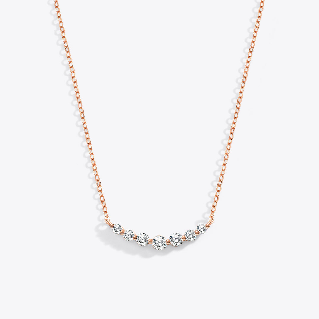 Klassische Arc-Diamant-Halskette