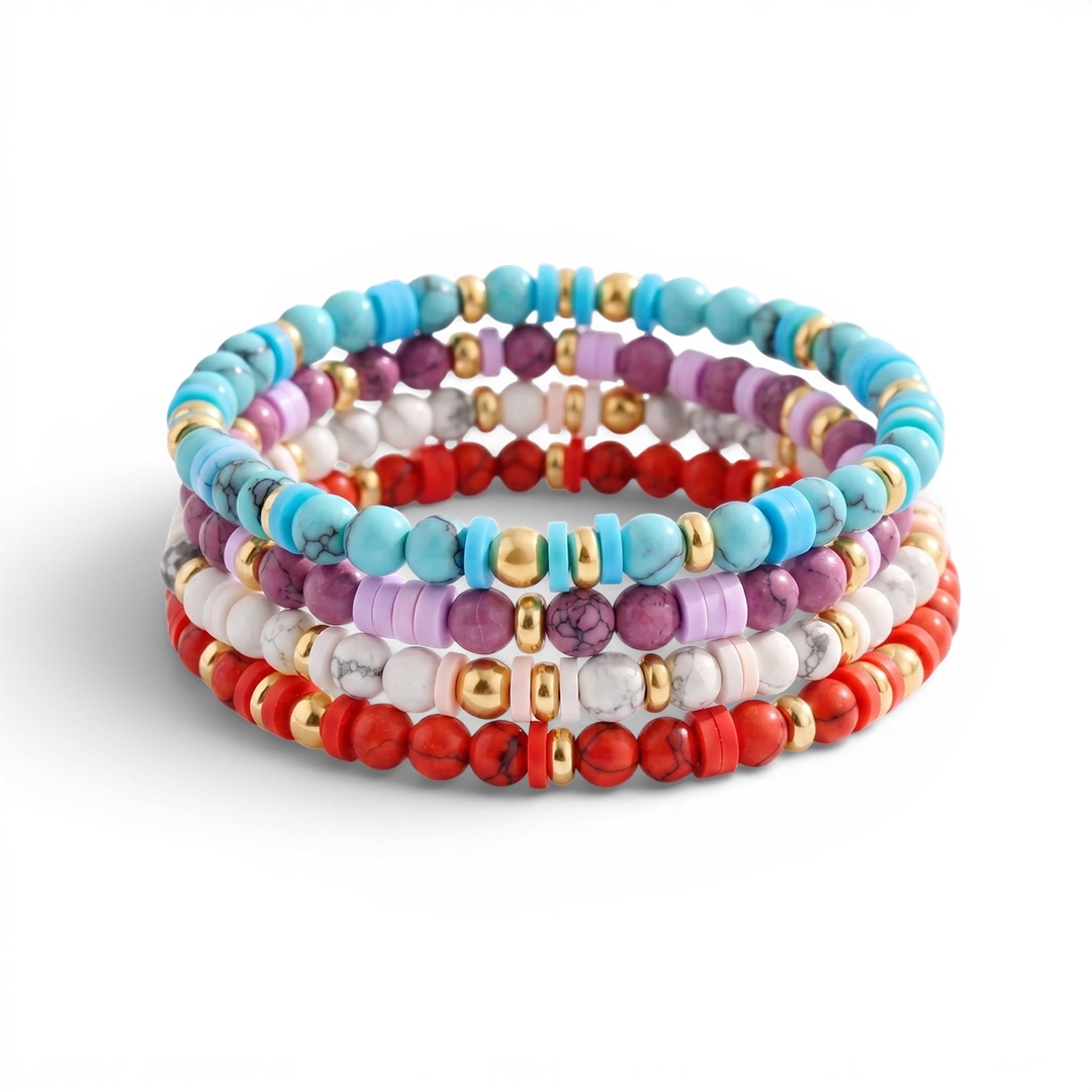 Stacking Birthstone Beaded Bracelet — Vanny Jewels