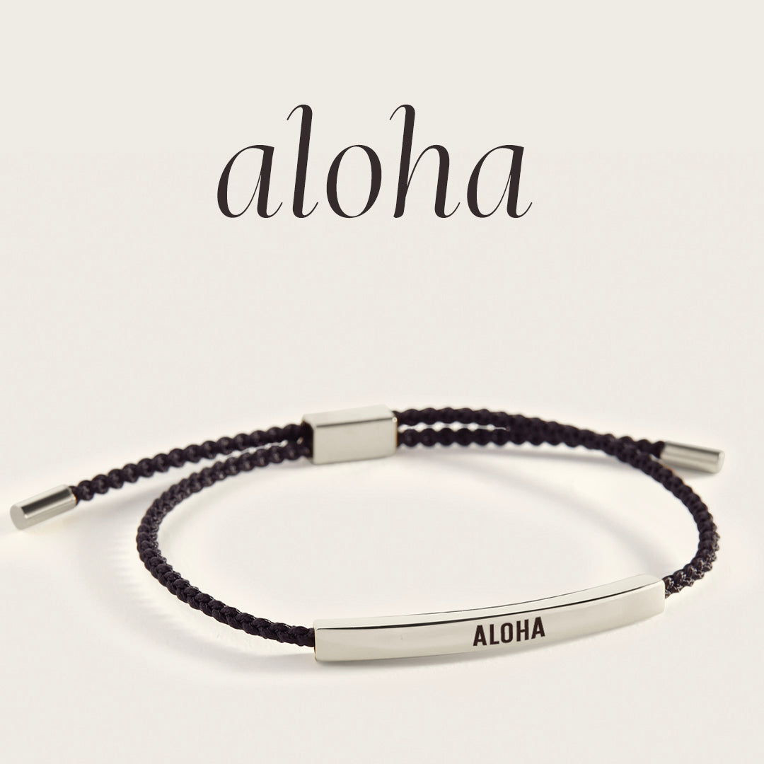Aloha Inspire Bracelet in 925 Sterling Silver — Vanny Jewels