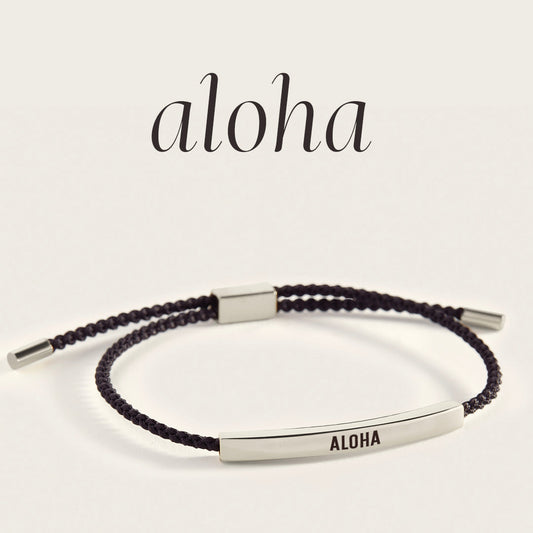 Aloha Inspire Bracelet in 925 Sterling Silver — Vanny Jewels