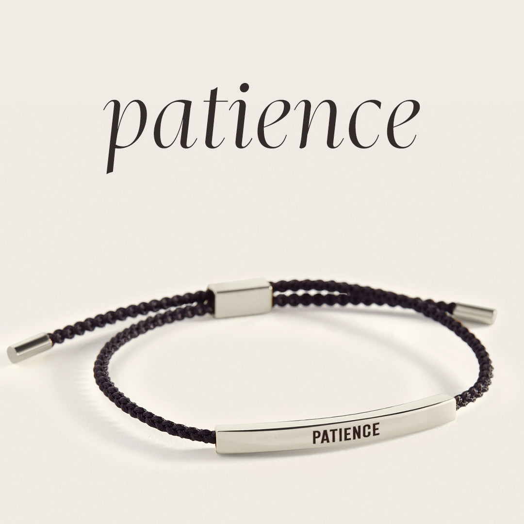 Patience Inspire Bracelet in 925 Sterling Silver — Vanny Jewels