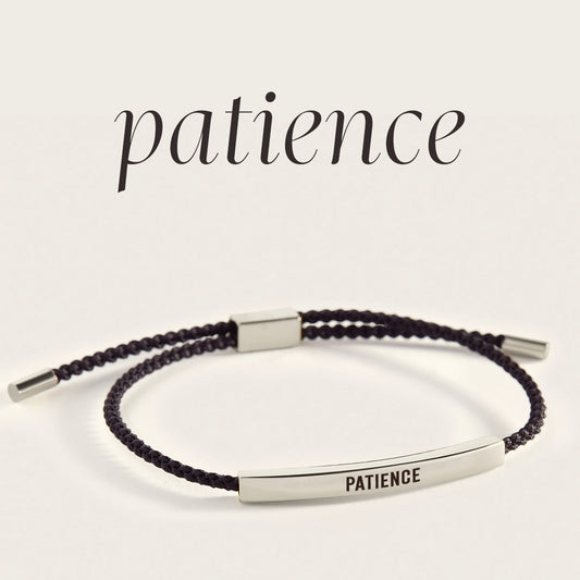 Patience Inspire Bracelet in 925 Sterling Silver — Vanny Jewels