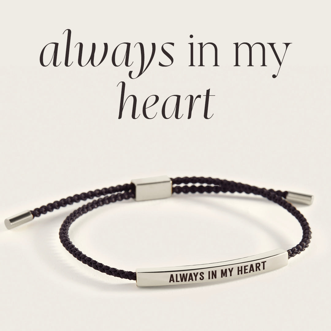 Always In My Heart Inspire Bracelet in 925 Sterling Silver — Vanny Jewels